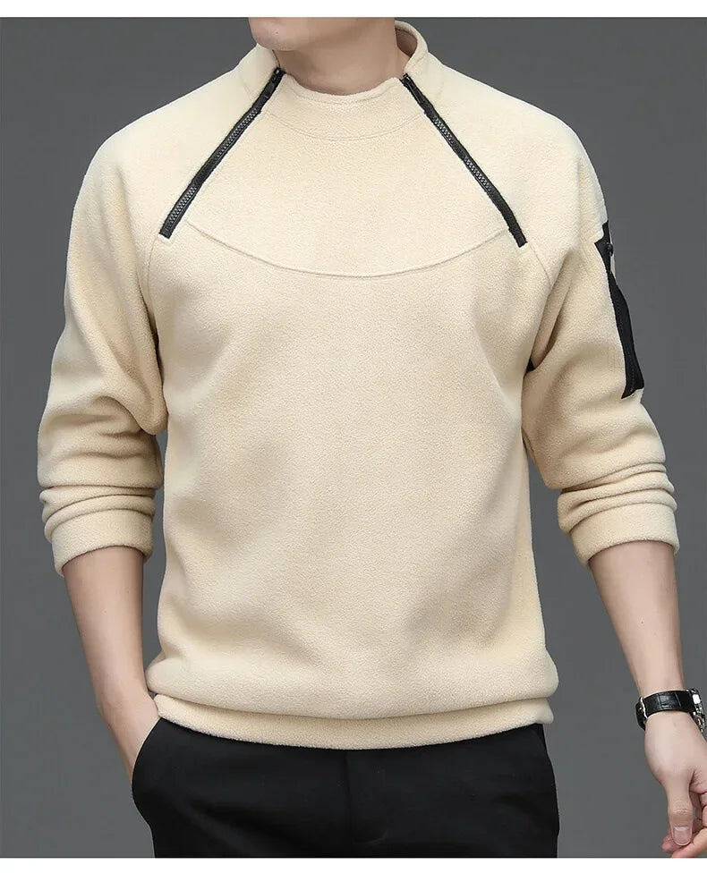 M&T Wear - Men's Lightweight Patchwork Sport Sweatshirt