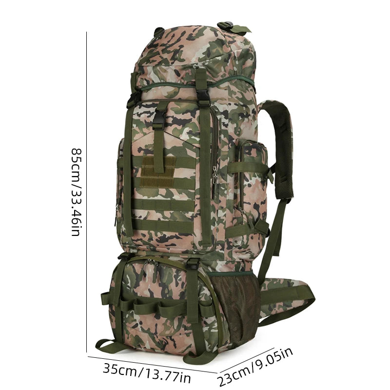M&T Wear - 90L Large Capacity Tactical Mountaineering Backpack with Molle System