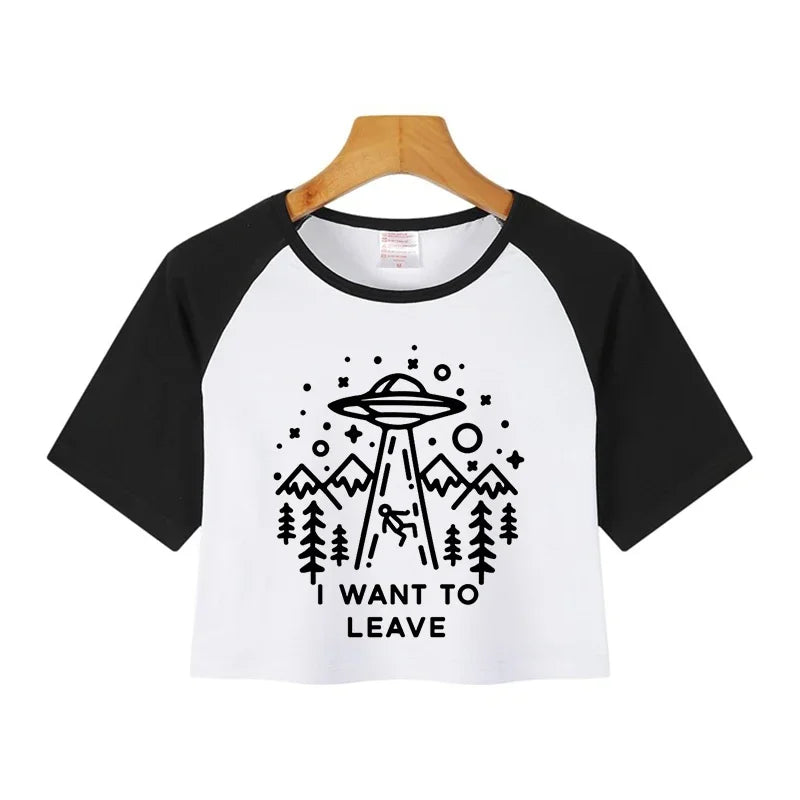 Y2K Harajuku Graphic Crop Top