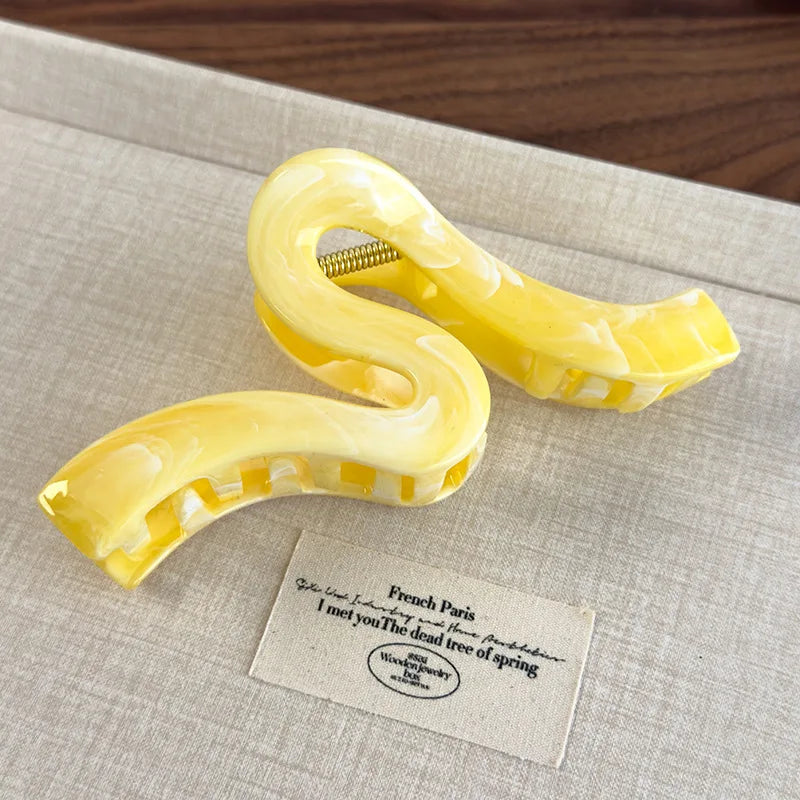 M&T Wear - Hawaii Plumeria Hair Claw Clips 2025 Non-Slip Flower Hair Accessories