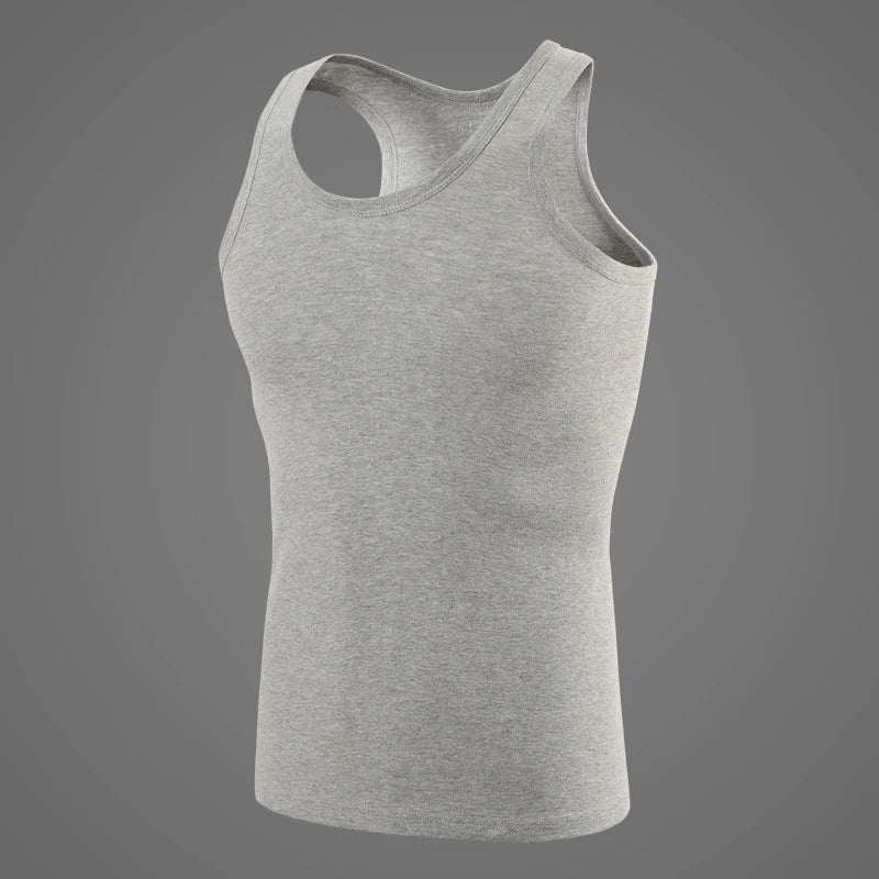 M&T Wear - Men's Pure Cotton Slim Fit Fitness Vest