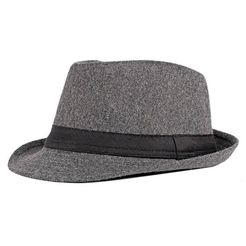 M&T Wear - Simple Plain Woolen British Jazz Hat