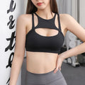 M&T Wear - Fitness Sports Bra Gym Woman Sexy Hollow Push Up High Impact Shockproof Underwear Naked Crop Top Mujer Workout Women'S Yoga Bra - M&T Wear