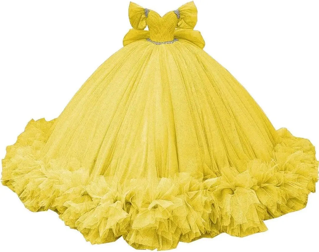 Yifanier Puffy Tulle Quinceanera Ball Gown
