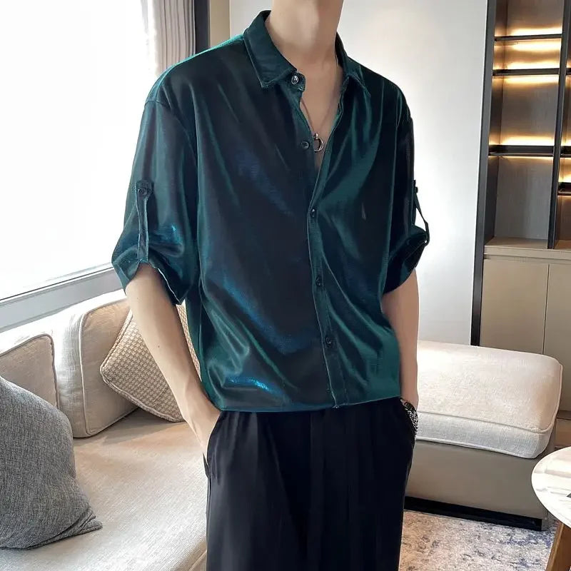 M&T Wear- Cool Tops Asia Button Up Original Korean Popular Shirt - M&T Wear