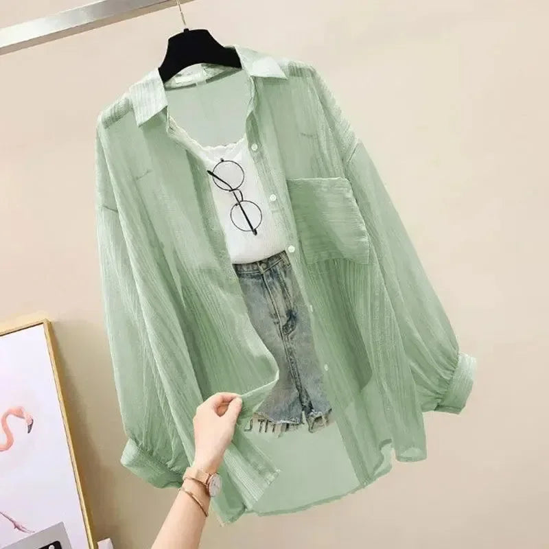 Harajuku Sheer Blouse