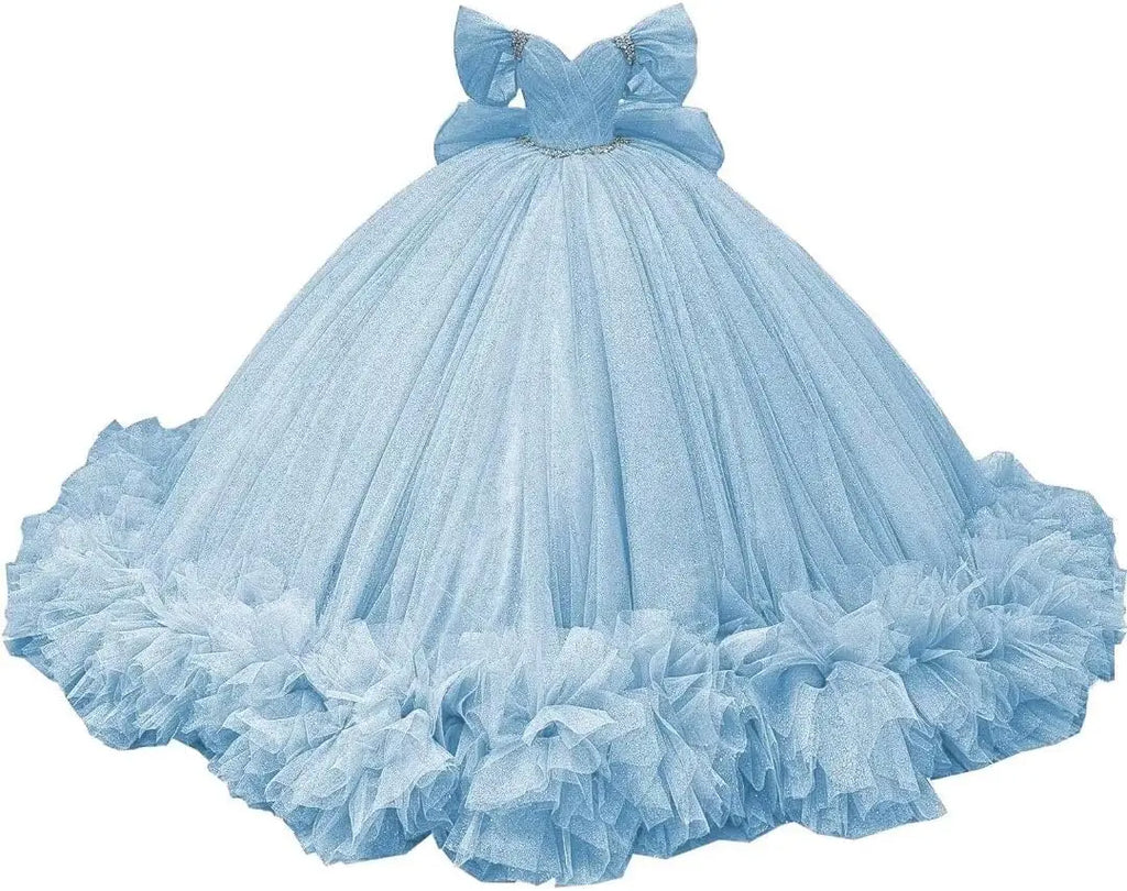 Yifanier Puffy Tulle Quinceanera Ball Gown