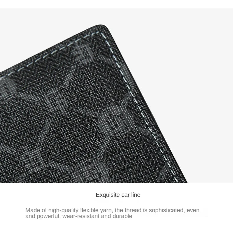 M&T Wear - GOLF Long Wallet for Men, Leather Clutch & Organizer