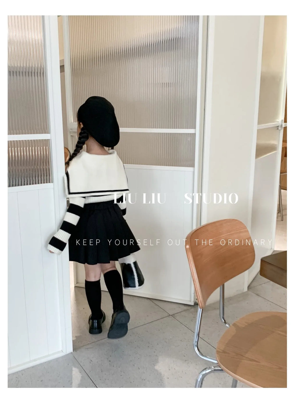 M&T Wear - Girls’ Korean Style JK Pleated Skirt