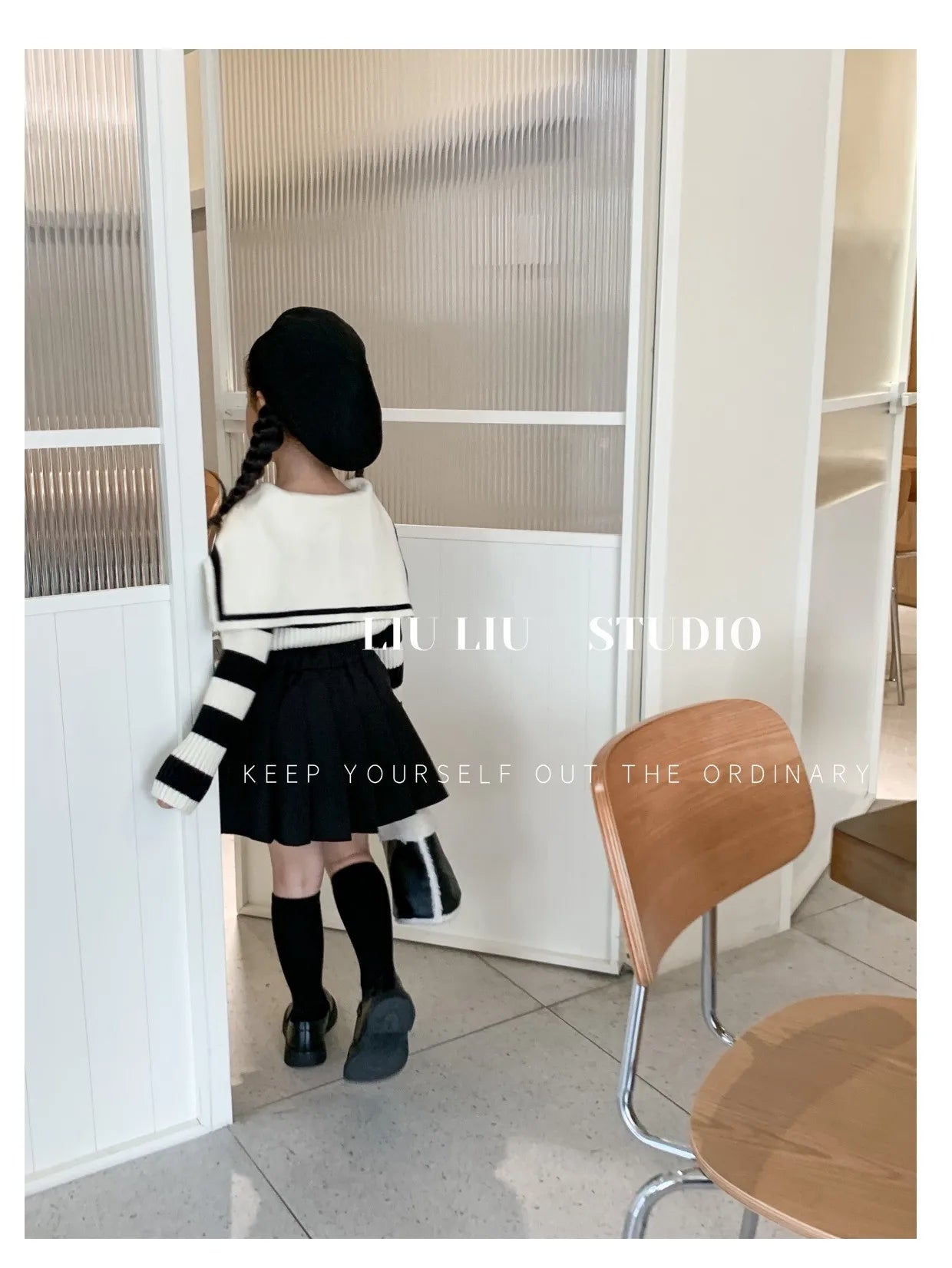 M&T Wear - Girls’ Korean Style JK Pleated Skirt