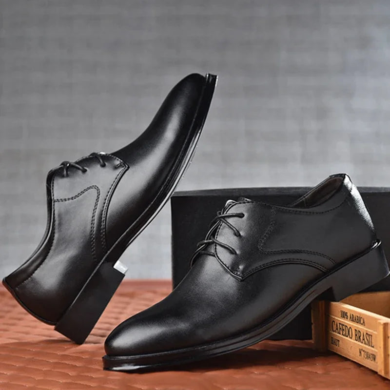 M&T Wear - Men's Classic Black Formal Oxford Shoes