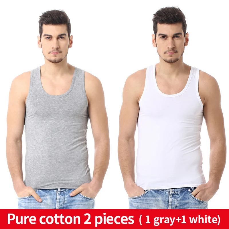 M&T Wear - Men's Essential Cotton Slim Fit Vest