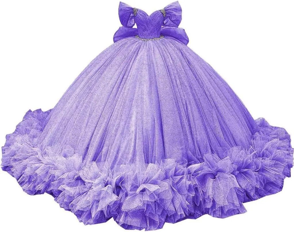 Yifanier Puffy Tulle Quinceanera Ball Gown