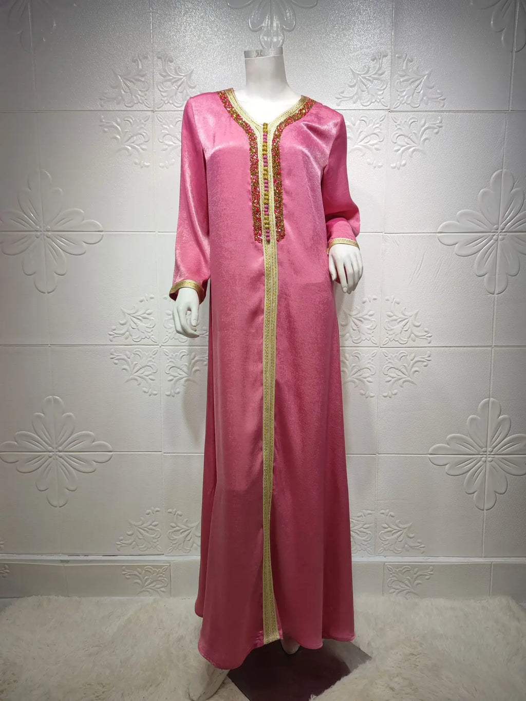 M&T Wear -  Eid Ramadan Mubarak Diamond Abaya Dress