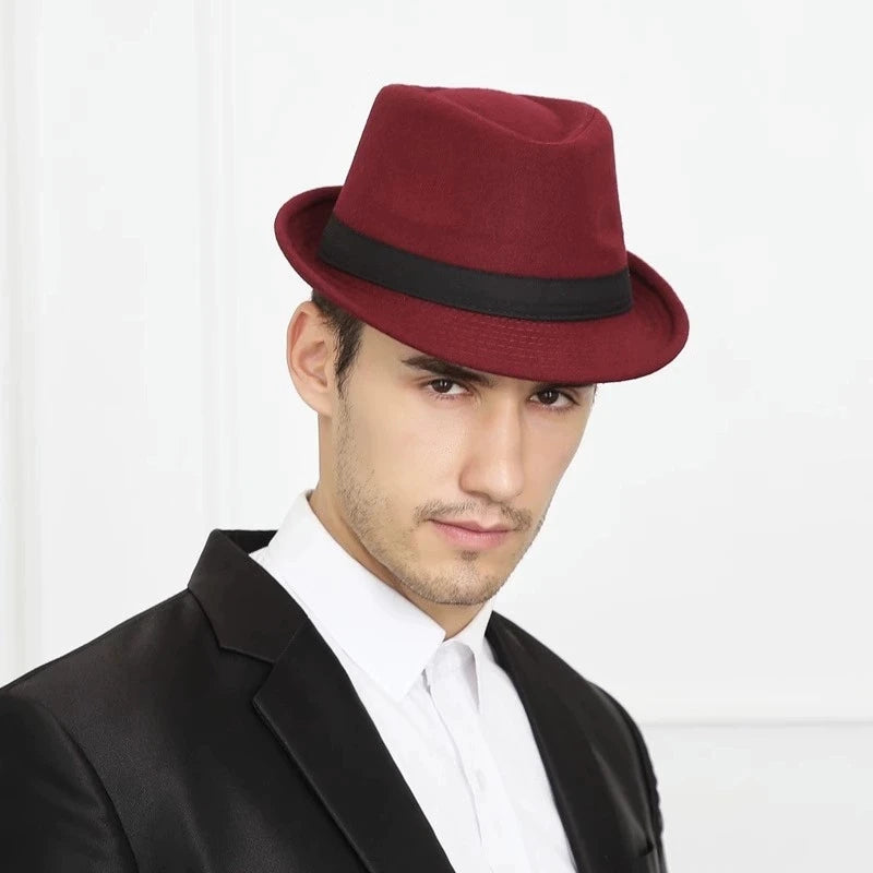 M&T Wear - Simple Plain Woolen British Jazz Hat