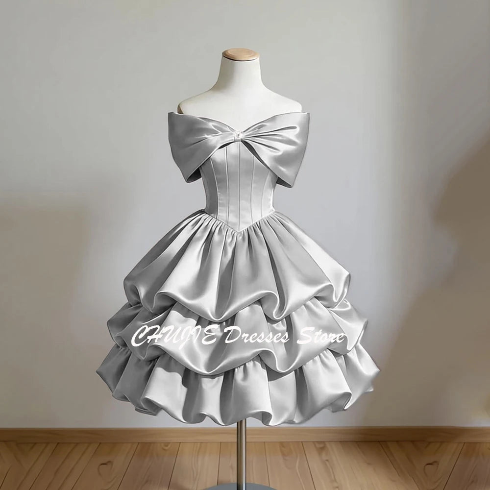 Tiered Mini Graduation & Homecoming Gown