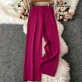Elegant White Wide-Leg Trousers