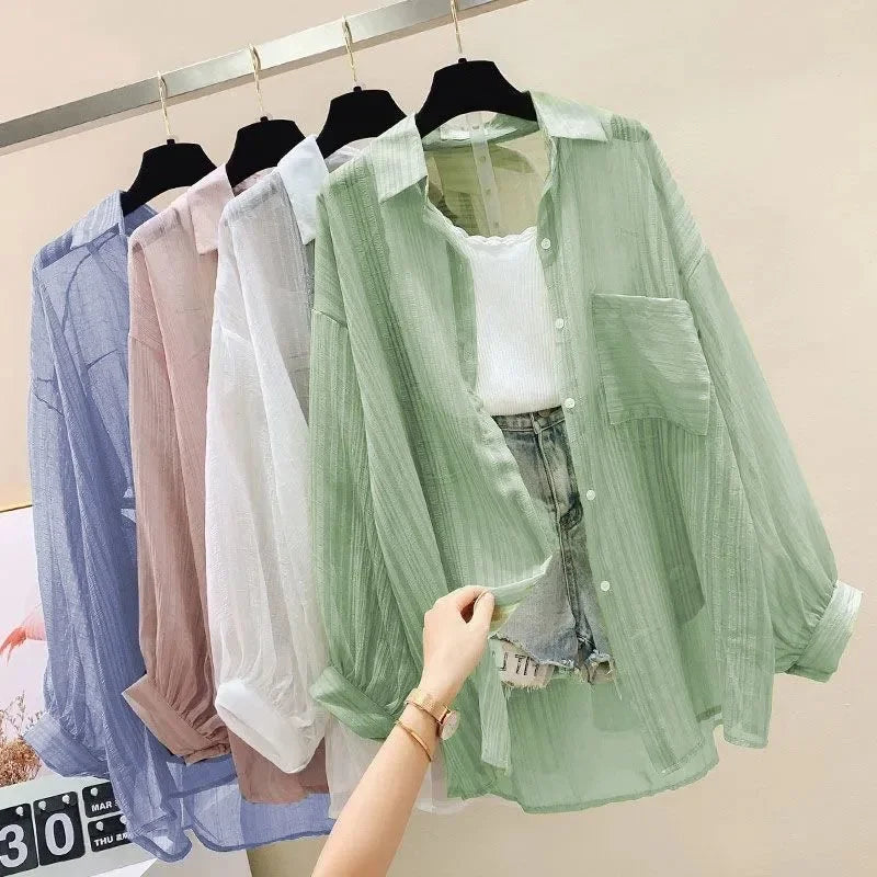 Harajuku Sheer Blouse