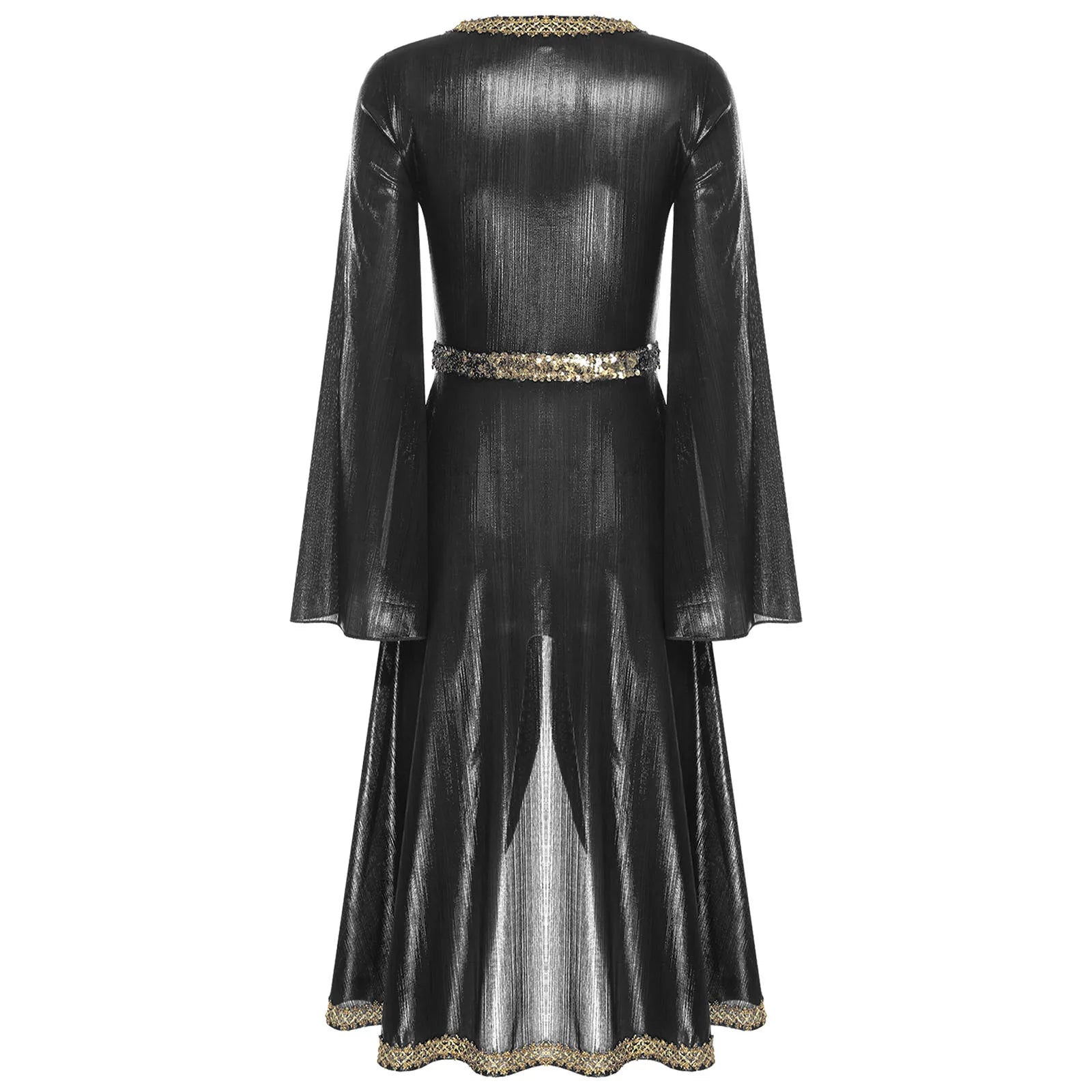 M&T Wear -  Embroidered High Waist Abaya Kaftan Dress