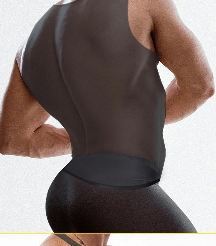 M&T Wear - Men's Sheer Elastic Muscle Fit Tank Top