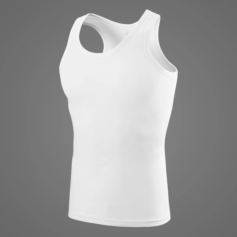 M&T Wear - Men's Pure Cotton Slim Fit Fitness Vest