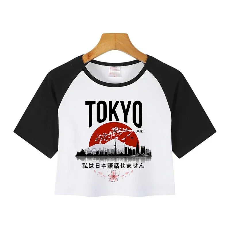 Y2K Harajuku Graphic Crop Top