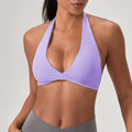 M&T Wear - Sports Yoga Bra for Women Halter Neck with Stylish Back Design Sexy Gym Bra for Running Fitness Sports Bras - M&T Wear