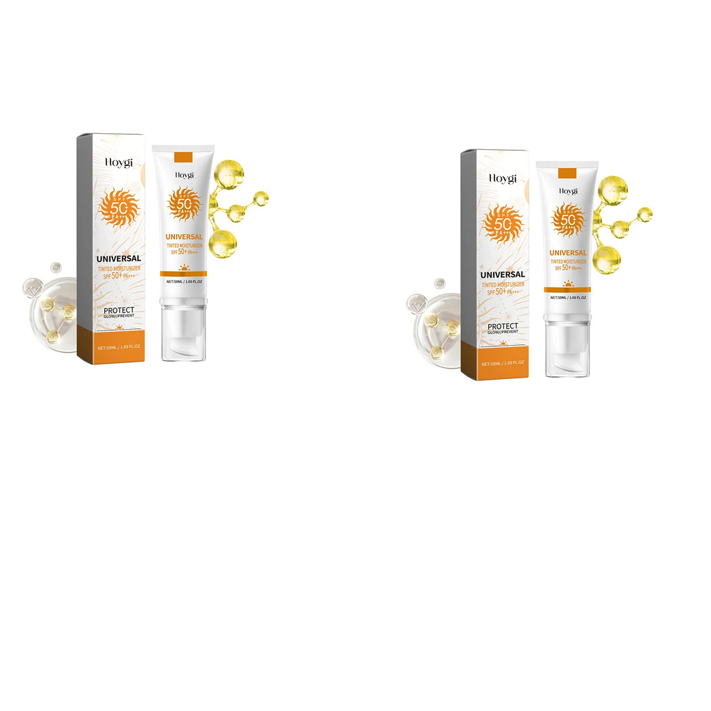 M&T Wear - SPF 50+ Sunscreen Foundation Cream | UV Protection, Oil Control, Moisturizing & Waterproof (50ml)