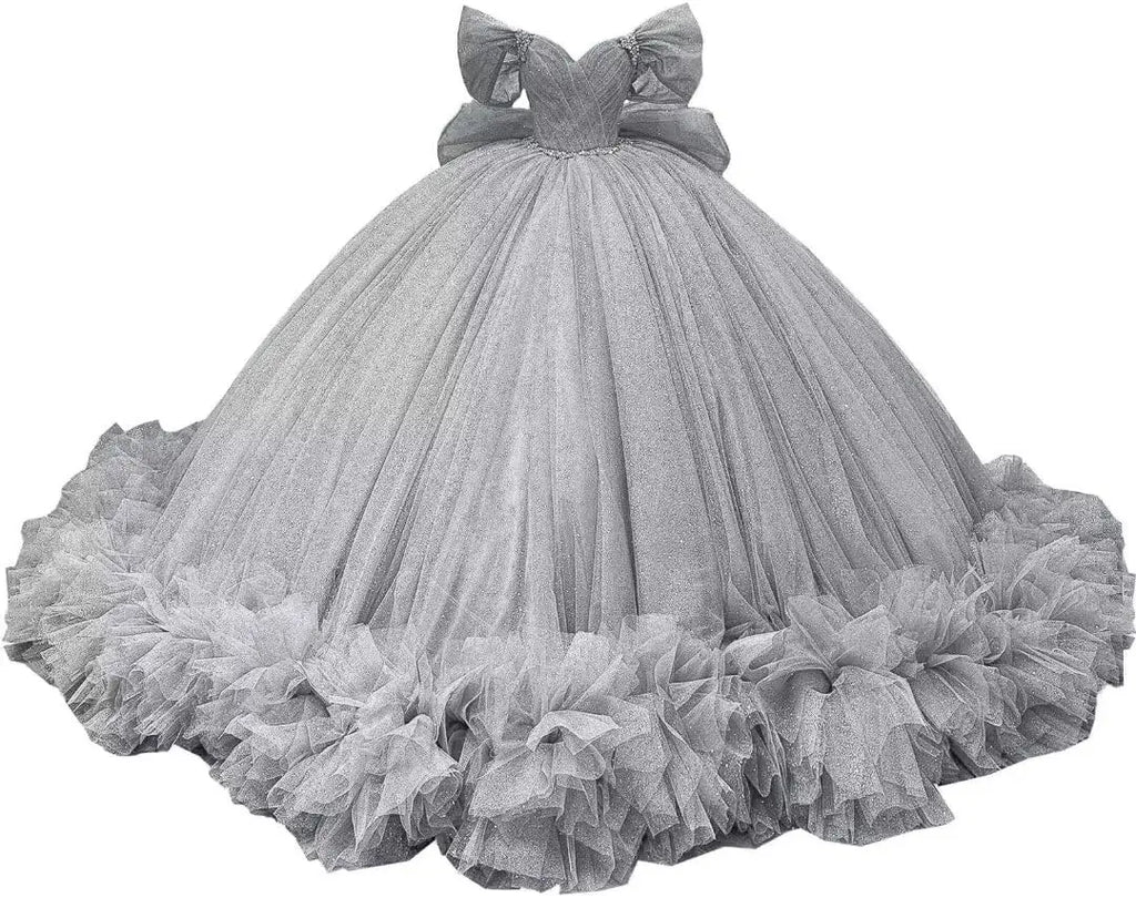 Yifanier Puffy Tulle Quinceanera Ball Gown