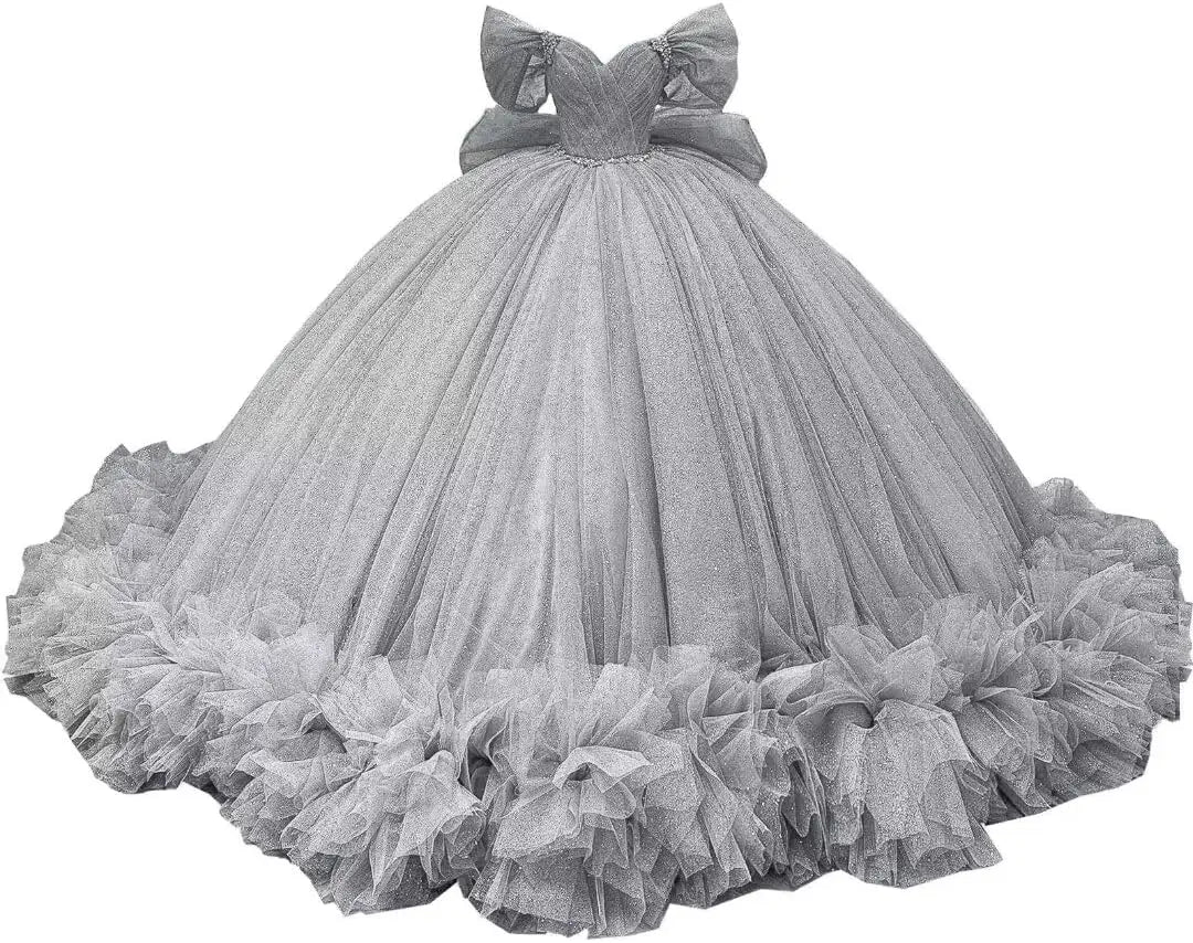 Yifanier Puffy Tulle Quinceanera Ball Gown