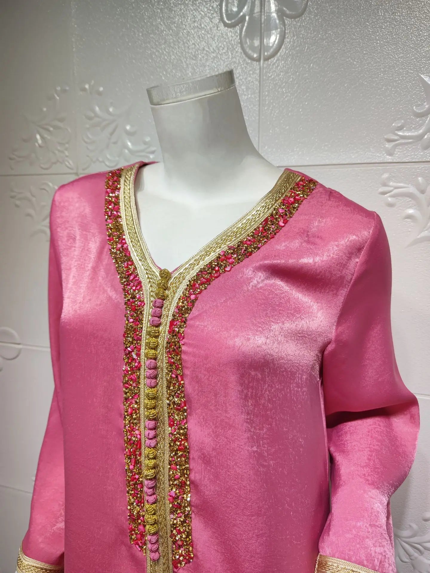 M&T Wear -  Eid Ramadan Mubarak Diamond Abaya Dress