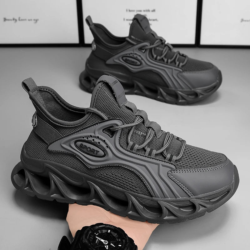 M&T Wear - Men's Casual Shoes Men Casual and Comfortable Running Sneakers Durable Lace-Up Design Suitable for Outdoor Sports and Daily Wear - M&T Wear