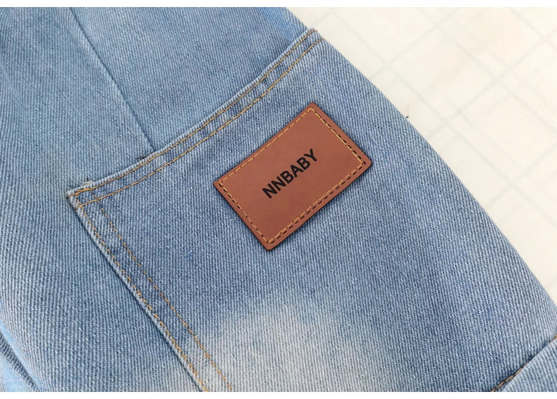 M&T Wear - Boys’ Loose Fit Elastic Waist Denim Shorts