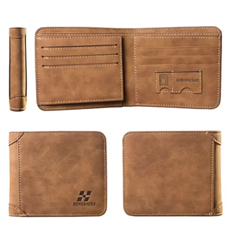 M&T Wear - Vintage PU Leather Men’s Wallet with Card & Photo Holder