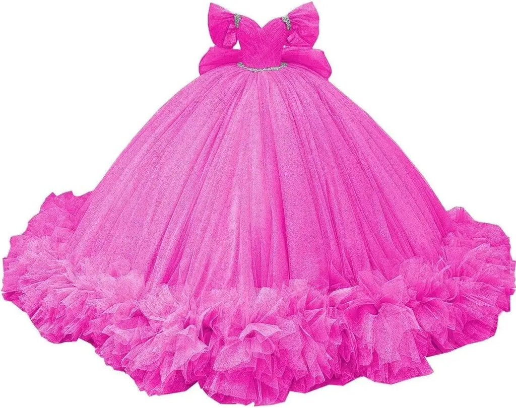Yifanier Puffy Tulle Quinceanera Ball Gown