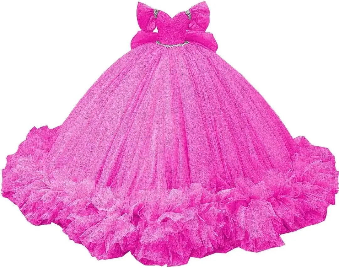 Yifanier Puffy Tulle Quinceanera Ball Gown