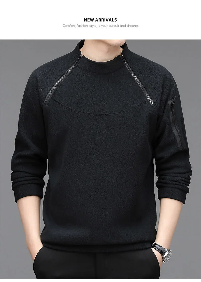 M&T Wear - Men's Lightweight Patchwork Sport Sweatshirt