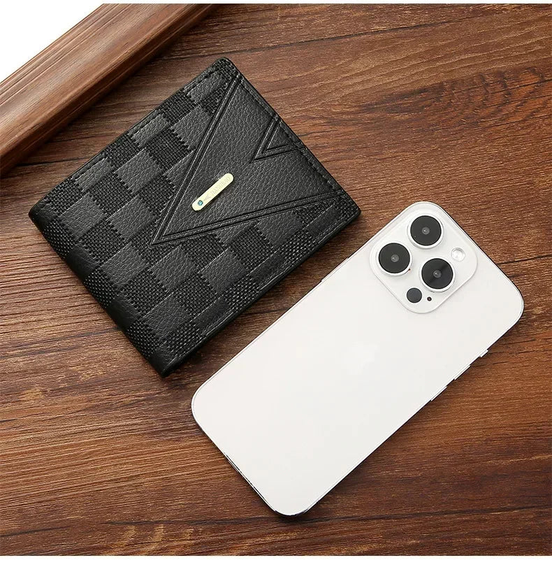 M&T Wear - Men’s Casual PU Leather Short Wallet