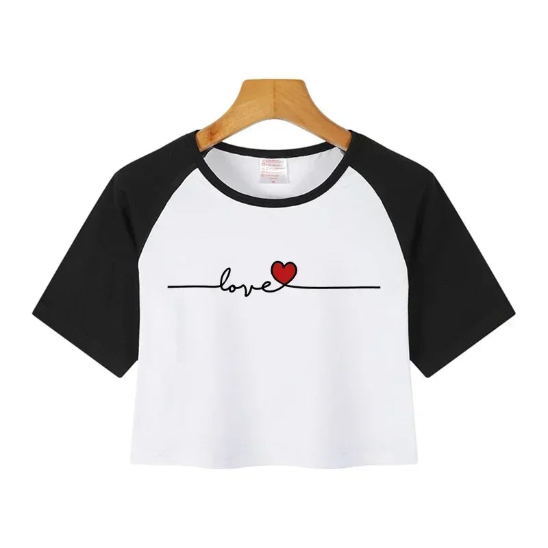Y2K Harajuku Graphic Crop Top