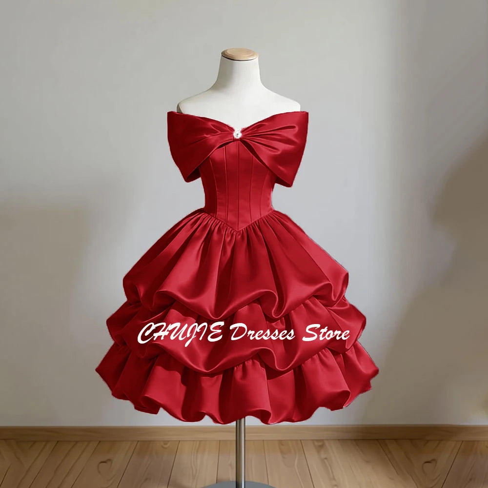 Tiered Mini Graduation & Homecoming Gown