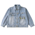 M&T Wear - Kids Denim Jacket Boys Jeans Coat Clothing Fashion Baby Boy Denim Jacket With Cartoon Embroidery Child Casual Streetwear Outfit - M&T Wear