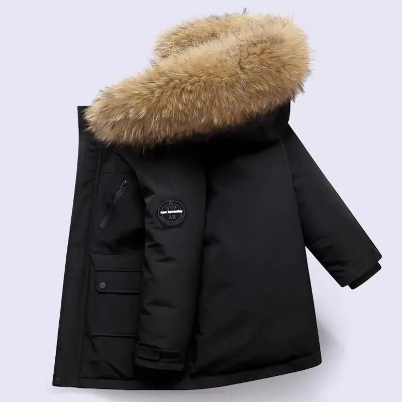 M&T Wear - Winter Kids Padded Jacket Children Thick Plus Velvet