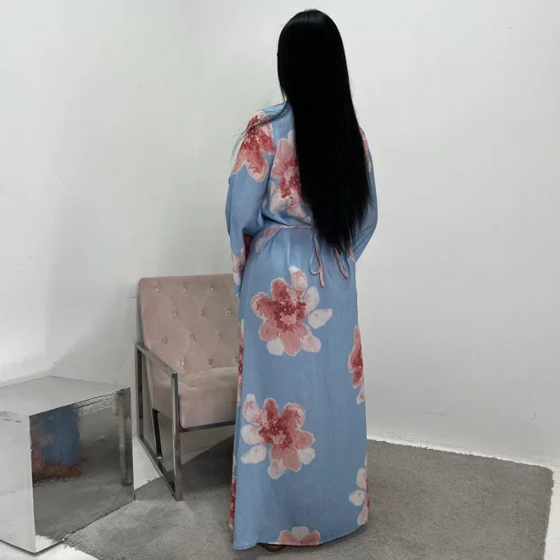 M&T Wear - Pakistani Elegant Floral Print Dress