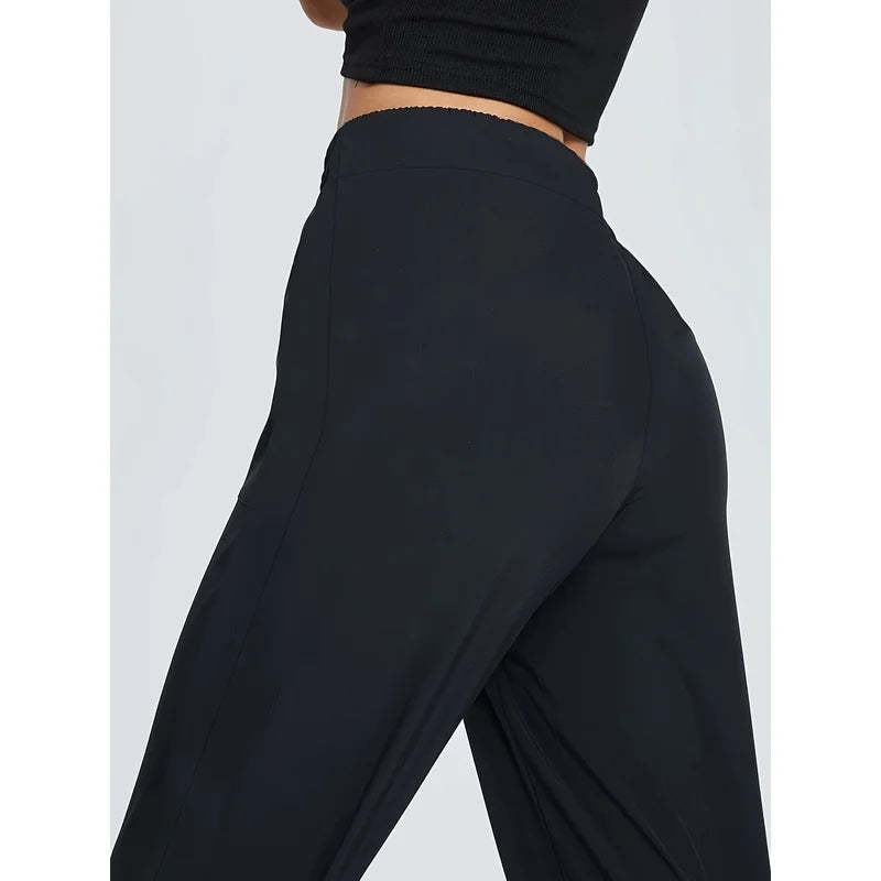 Sophisticated Straight-Leg Slimming Trousers