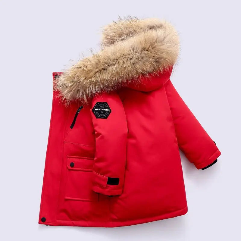 M&T Wear - Winter Kids Padded Jacket Children Thick Plus Velvet