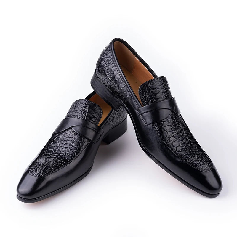 M&T Wear - Men's Handmade Genuine Cow Leather British Loafers Premium