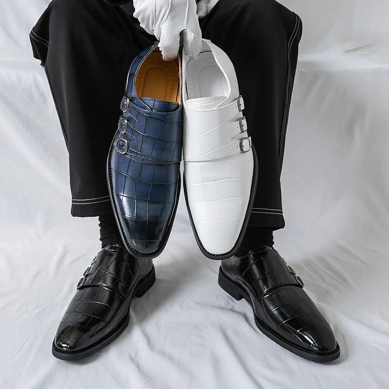 M&T Wear - Men's Classic Slip-On Oxford Dress Shoes