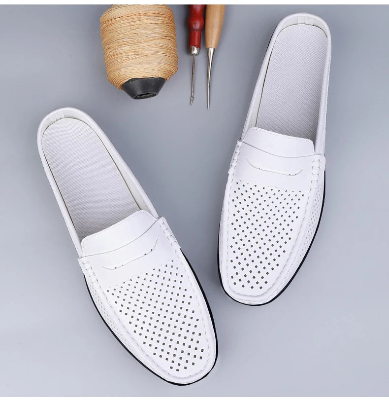 M&T Wear - Men's casual shoes four season light versatile fashion soft soled outdoor comfortable semi slippers wear-resistant casual shoes - M&T Wear