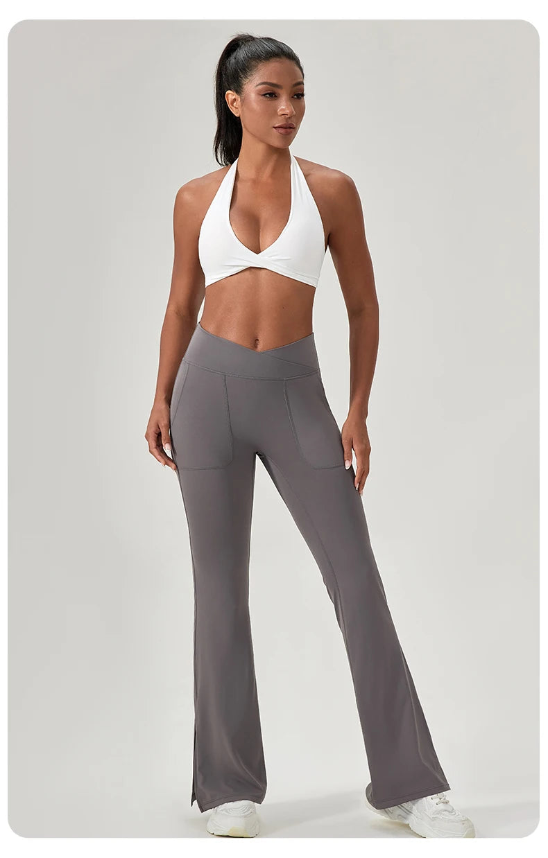 M&T Wear - Sports Yoga Bra for Women Halter Neck with Stylish Back Design Sexy Gym Bra for Running Fitness Sports Bras - M&T Wear