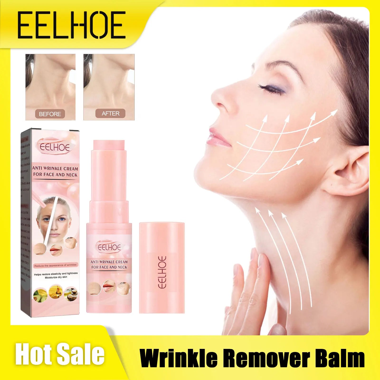 M&T Wear – Anti-Wrinkle Balm | Firming, Moisturizing & Brightening Multi Balm Stick (3g)